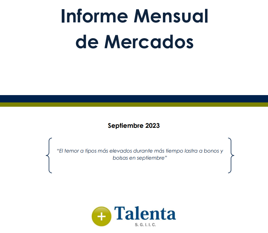 Informe Mensual de Mercados - Septiembre 2023